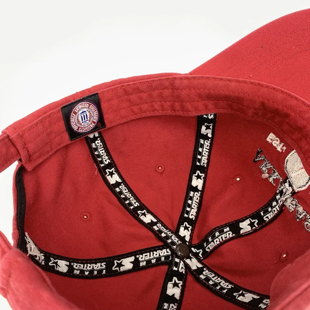 Arkansas 1871 Hat Razorbacks Hogs Red Starter Adjustable Strapback Baseball Cap
